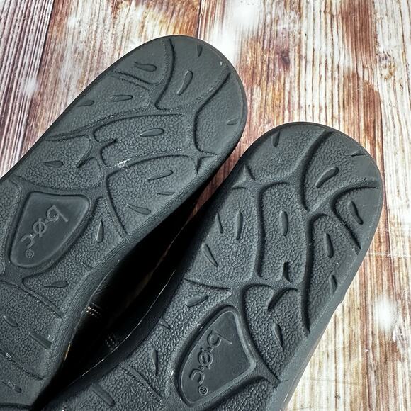 BOC Born Concept Womens Size 7.5 M Black Leather Loafers Slip On Flats Shoes - Picture 9 of 10